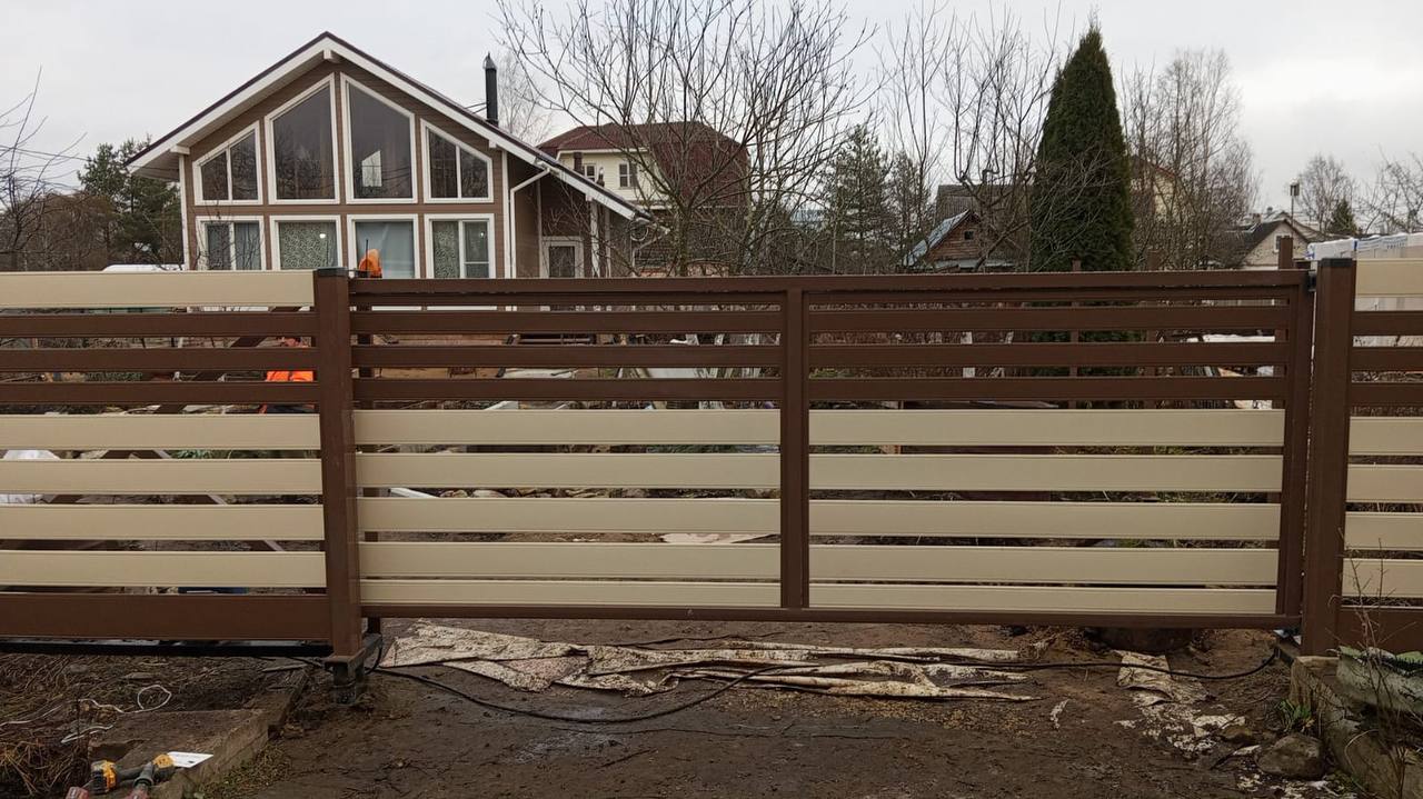 Ограждение из жалюзи «Ранчо»