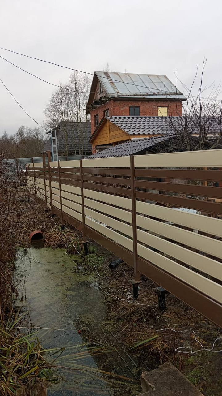 Ограждение из жалюзи «Ранчо»