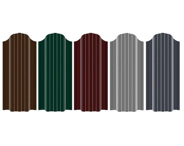 Штакетник П-образный в ассортименте